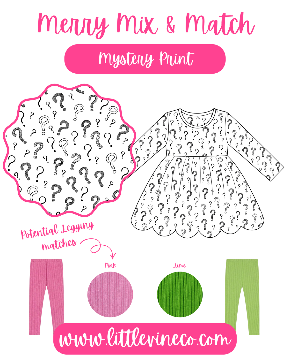 Mystery Print Top {{Merry Mix & Match }} - Preorder