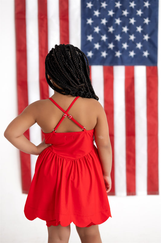 Cherry Pop Athletic Dress- RTS