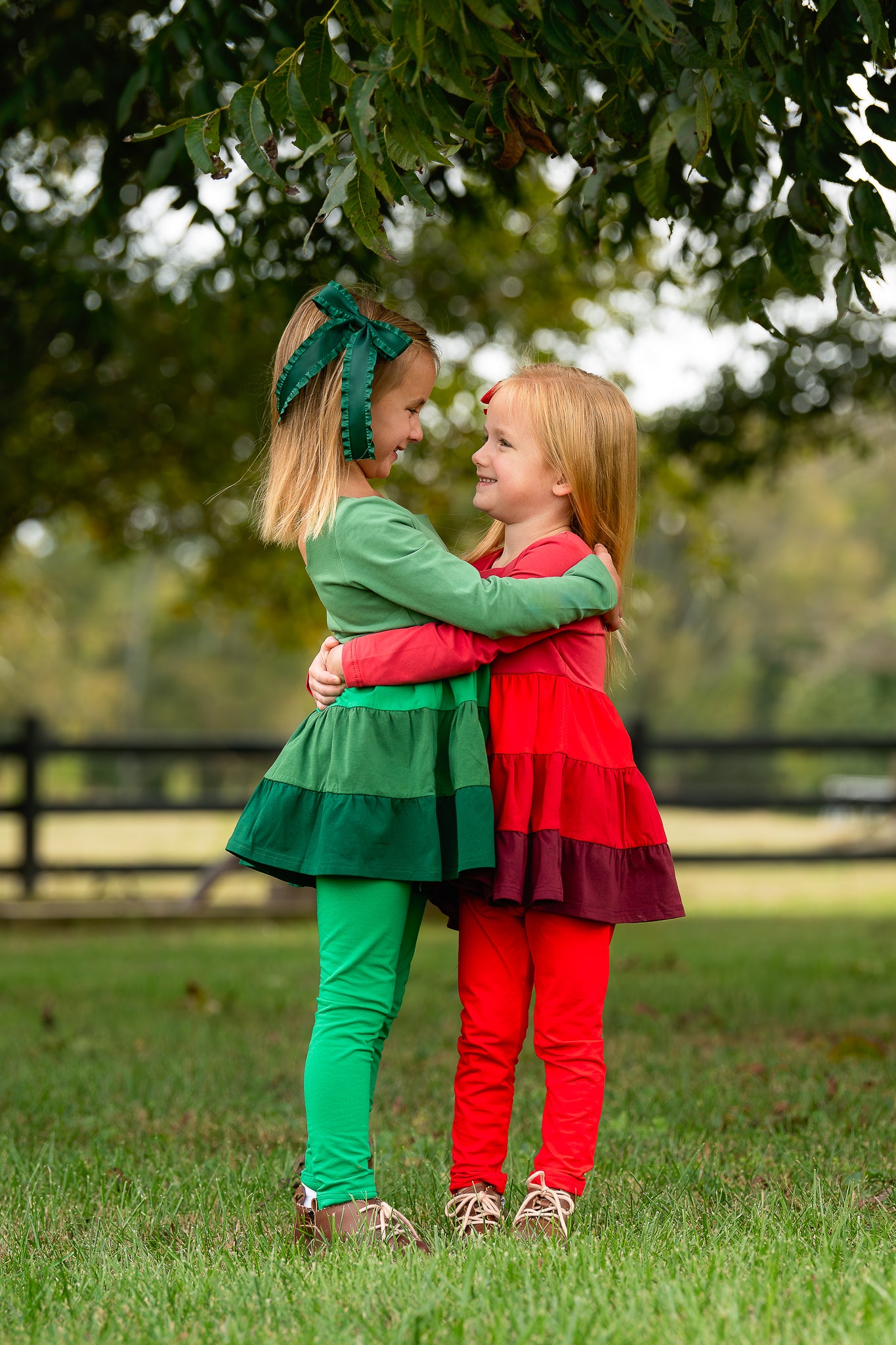 Green Winter Ombré {{ Alana & Natalie}} - RTS