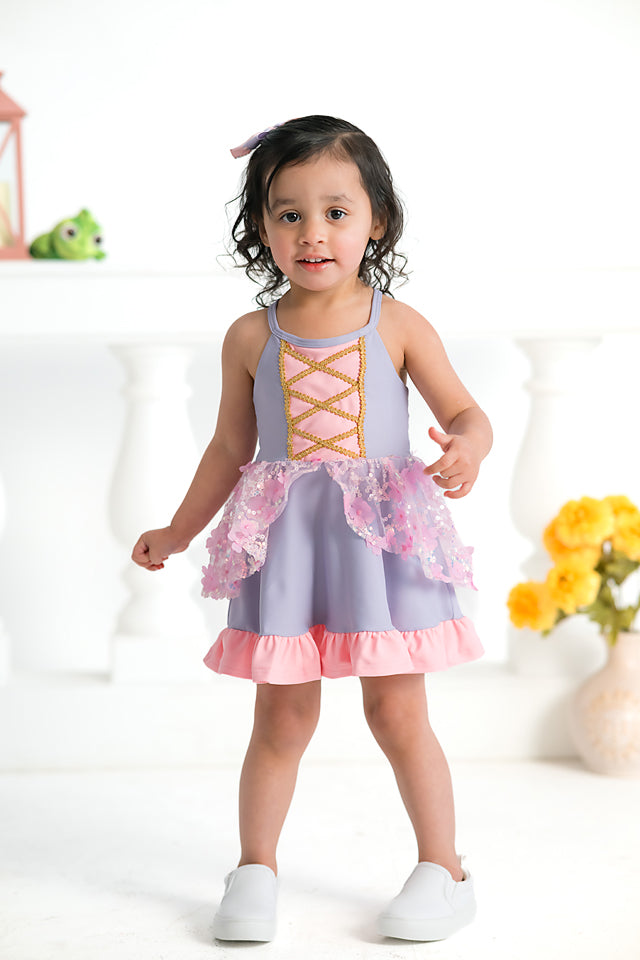 Athletic dress- Purple Princess - Preorder