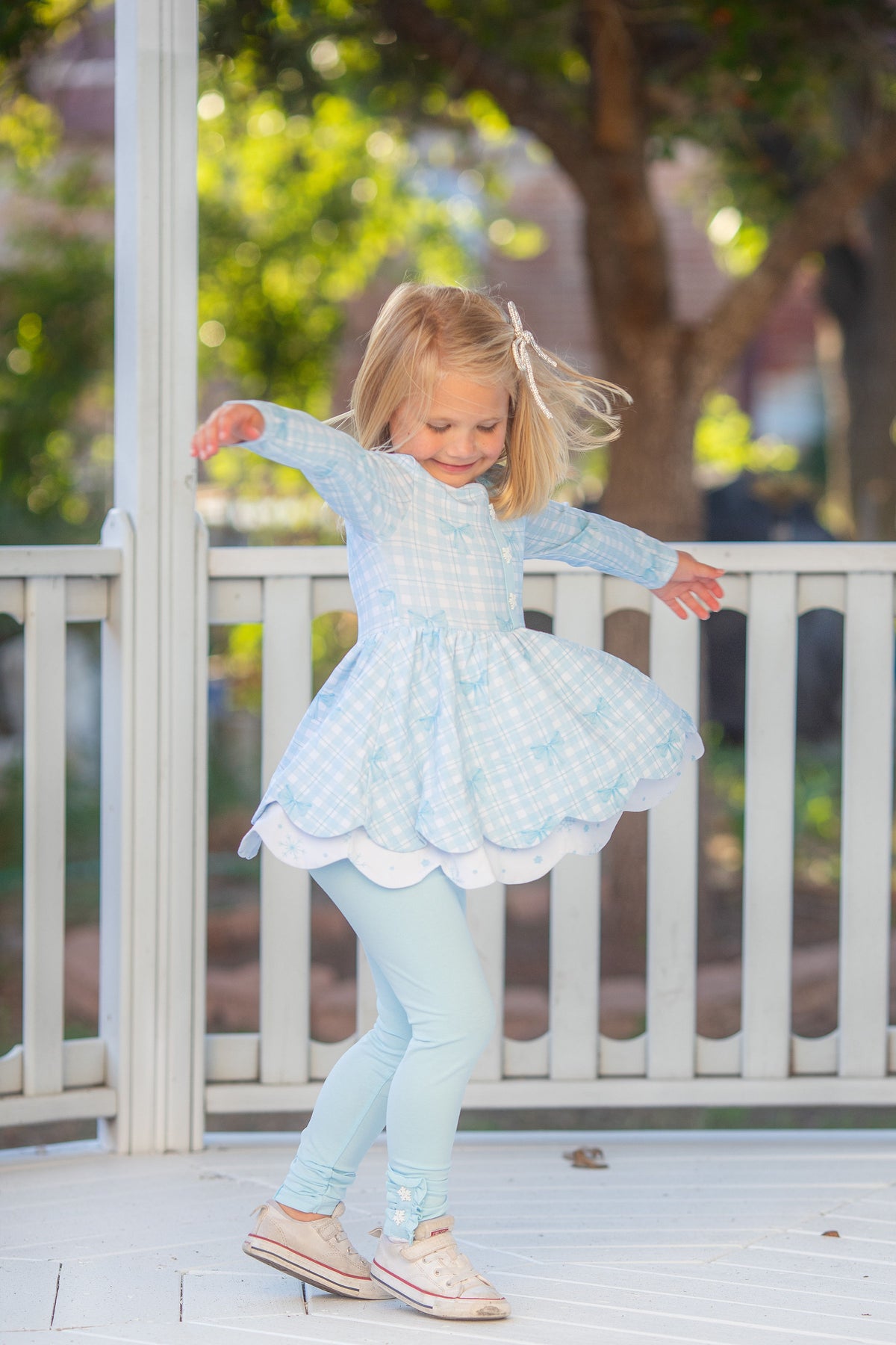 {{ Winter Blue-tiful }} Tunic Set- Preorder