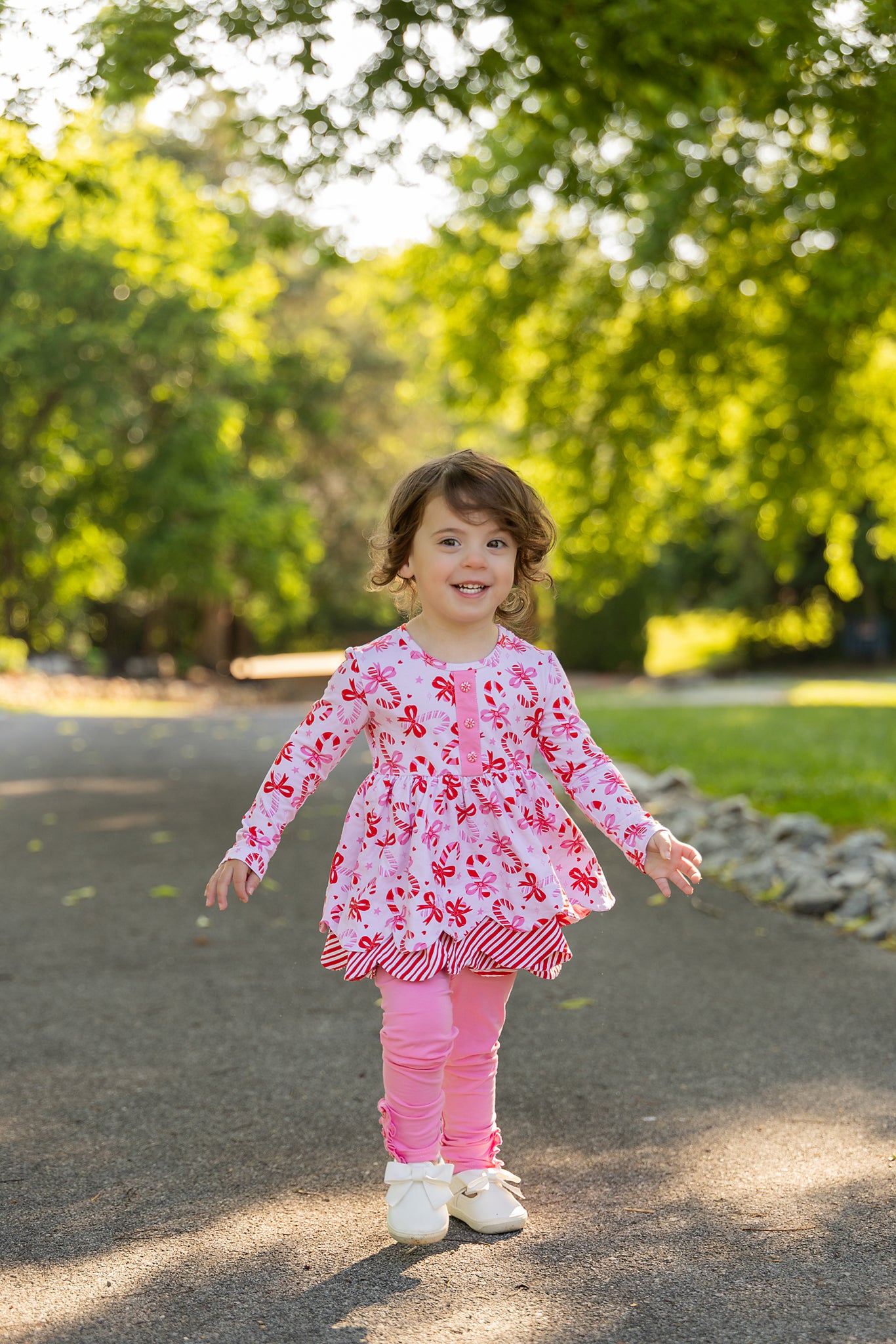 Candy Cane Cutie Tunic Set - Preorder