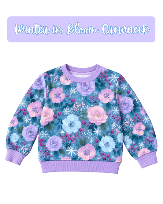 Winter in Bloom Crewneck- Preorder