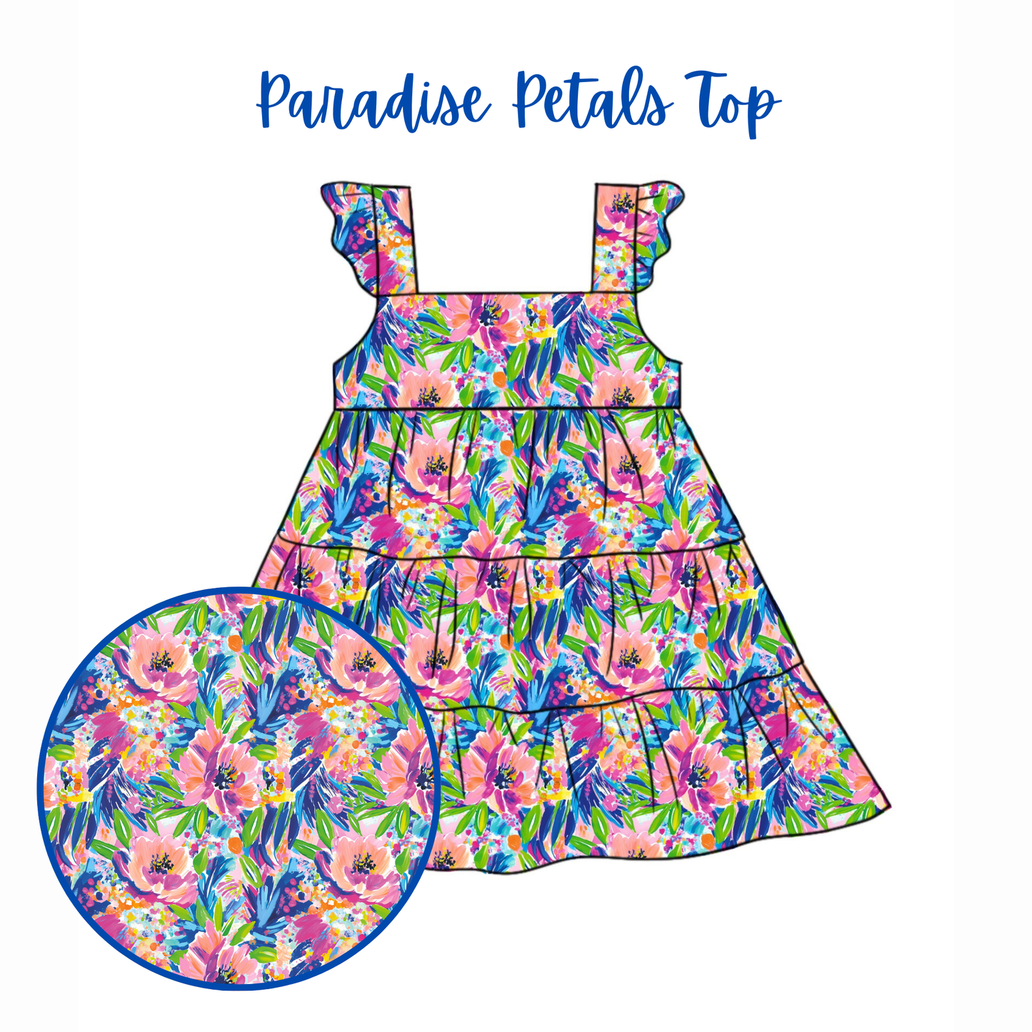Paradise Petals Top - Summer Mix & Match - RTS