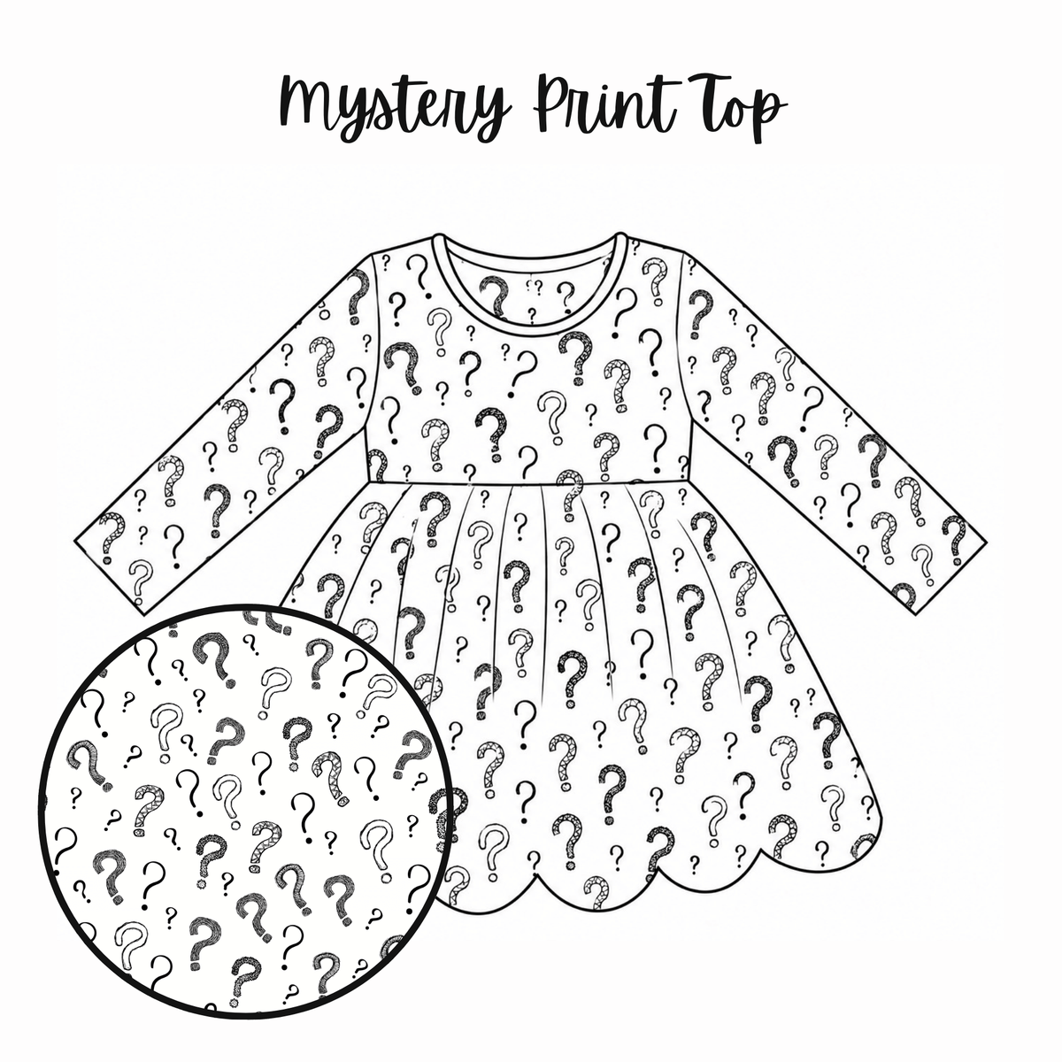 Mystery Print Top {{Merry Mix & Match }} - Preorder