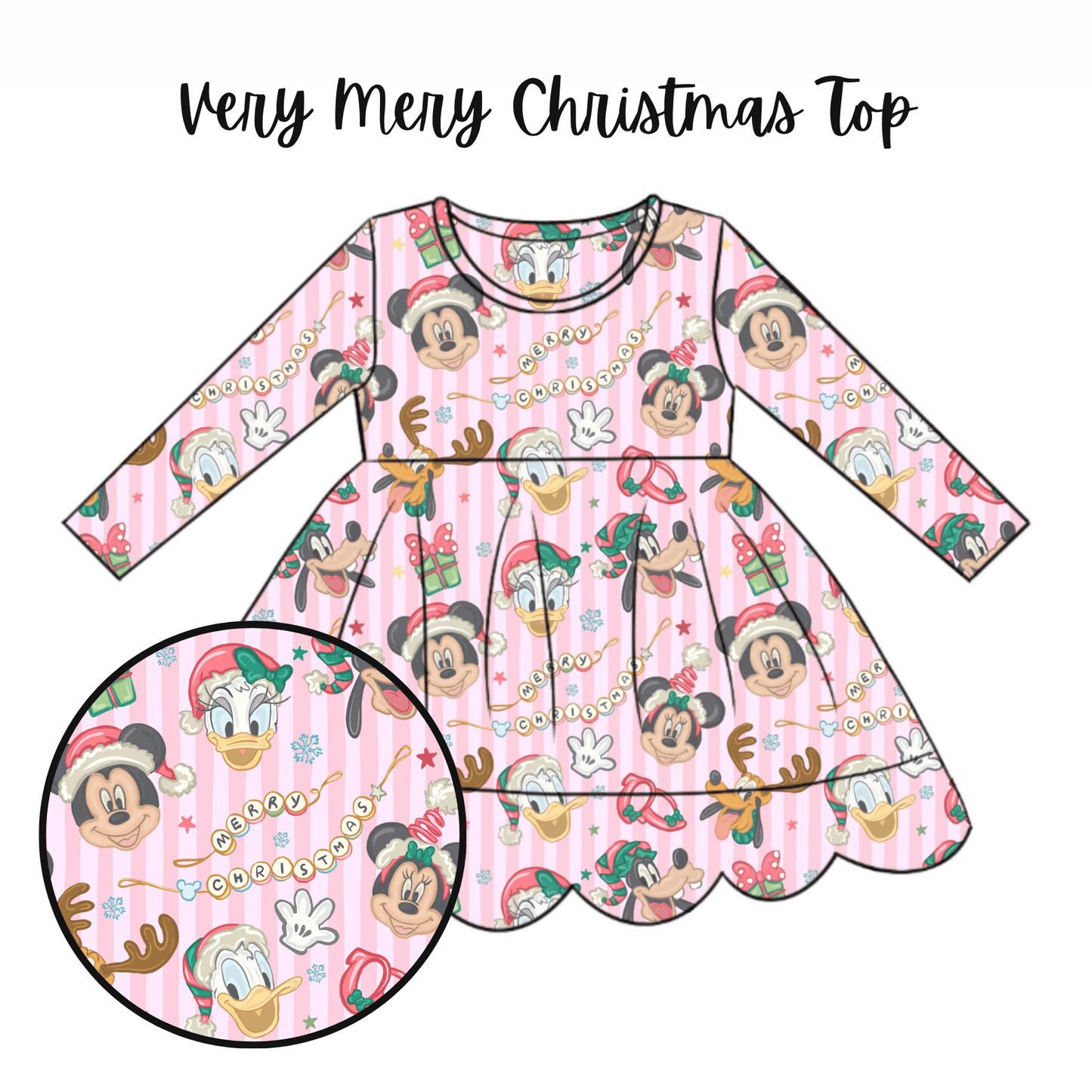 Very Merry Christmas Top {{Merry Mix & Match }} - Preorder