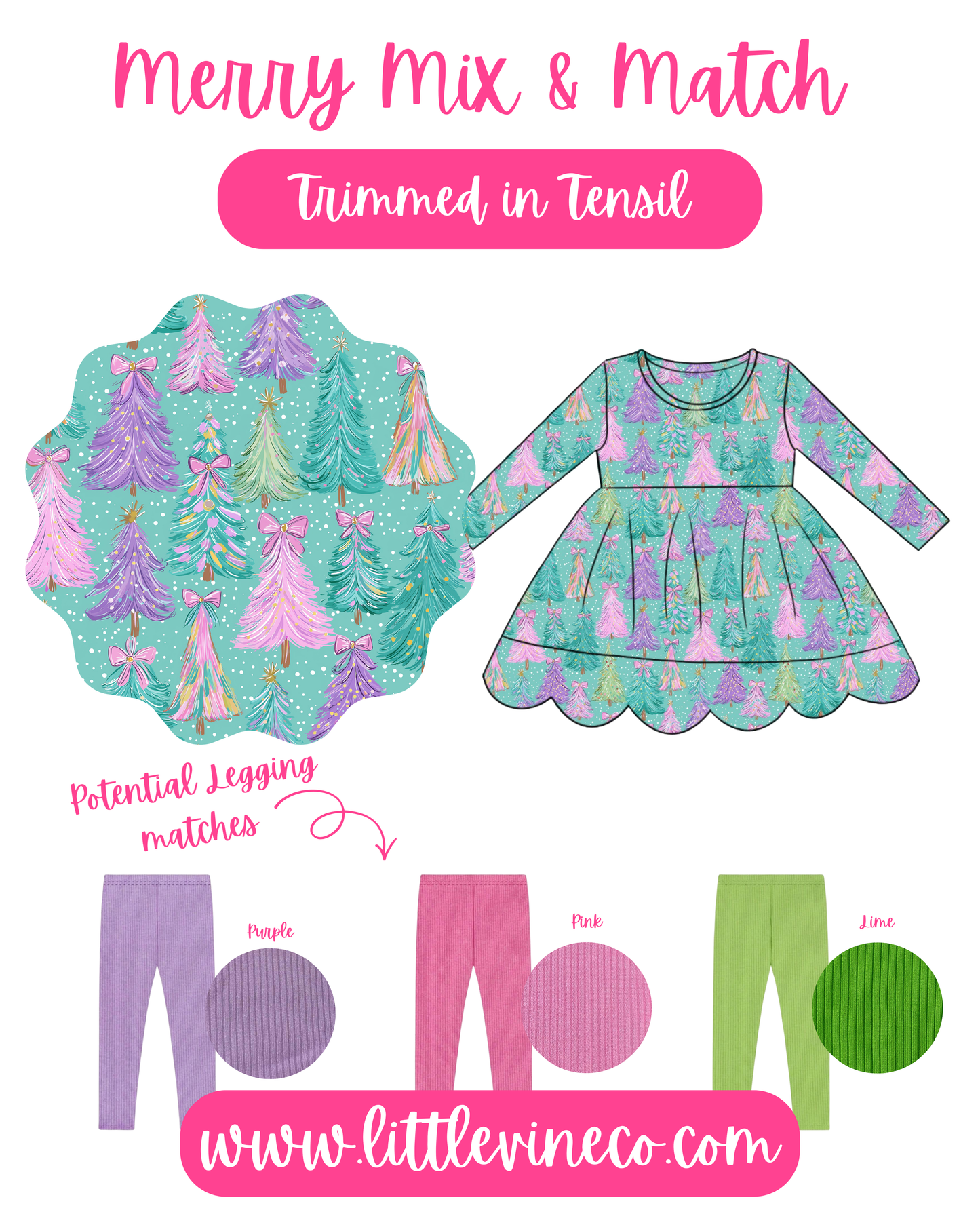 Trimmed in Tinsel Top {{ Merry Mix & Match }} - Preorder