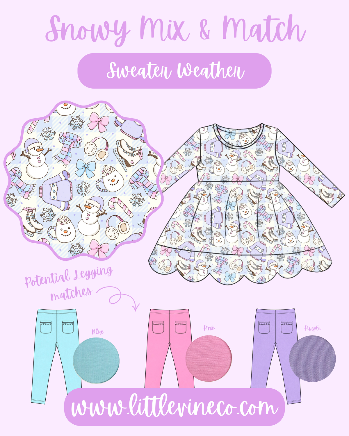 Sweater Weather Top {{Snowy Mix & Match }} - Preorder