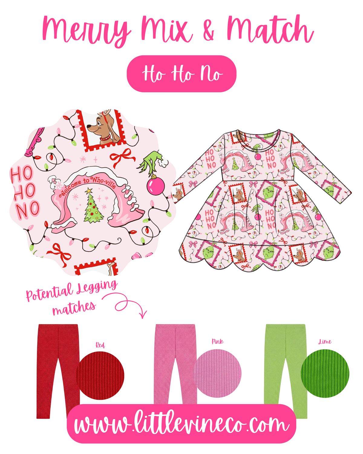 Ho Ho No Top {{Merry Mix & Match }} - Preorder