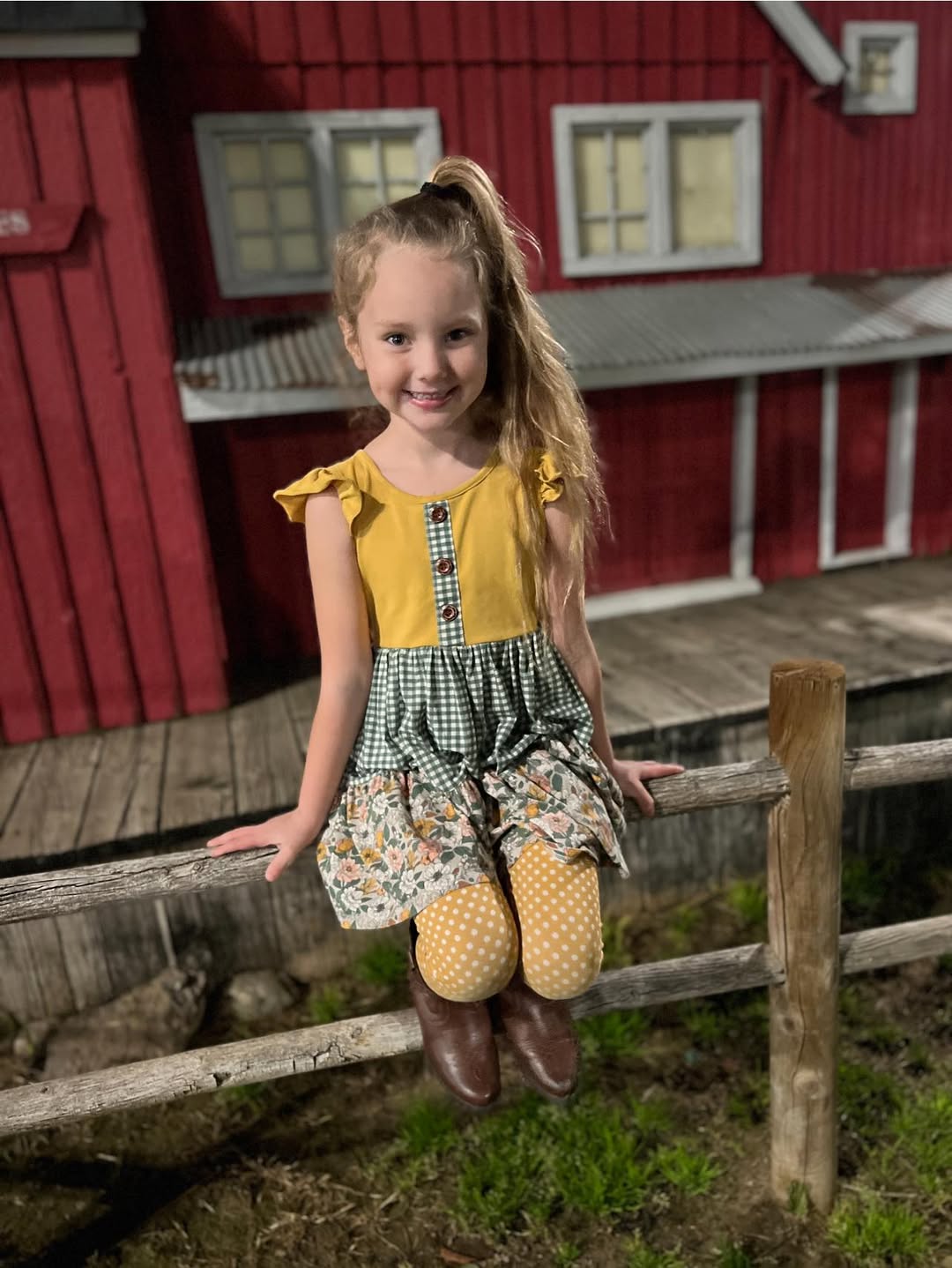 Marigold 3pc set Shorts and Leggings- RTS