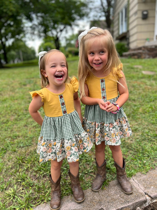 Marigold 2pc Set with Shorts- RTS