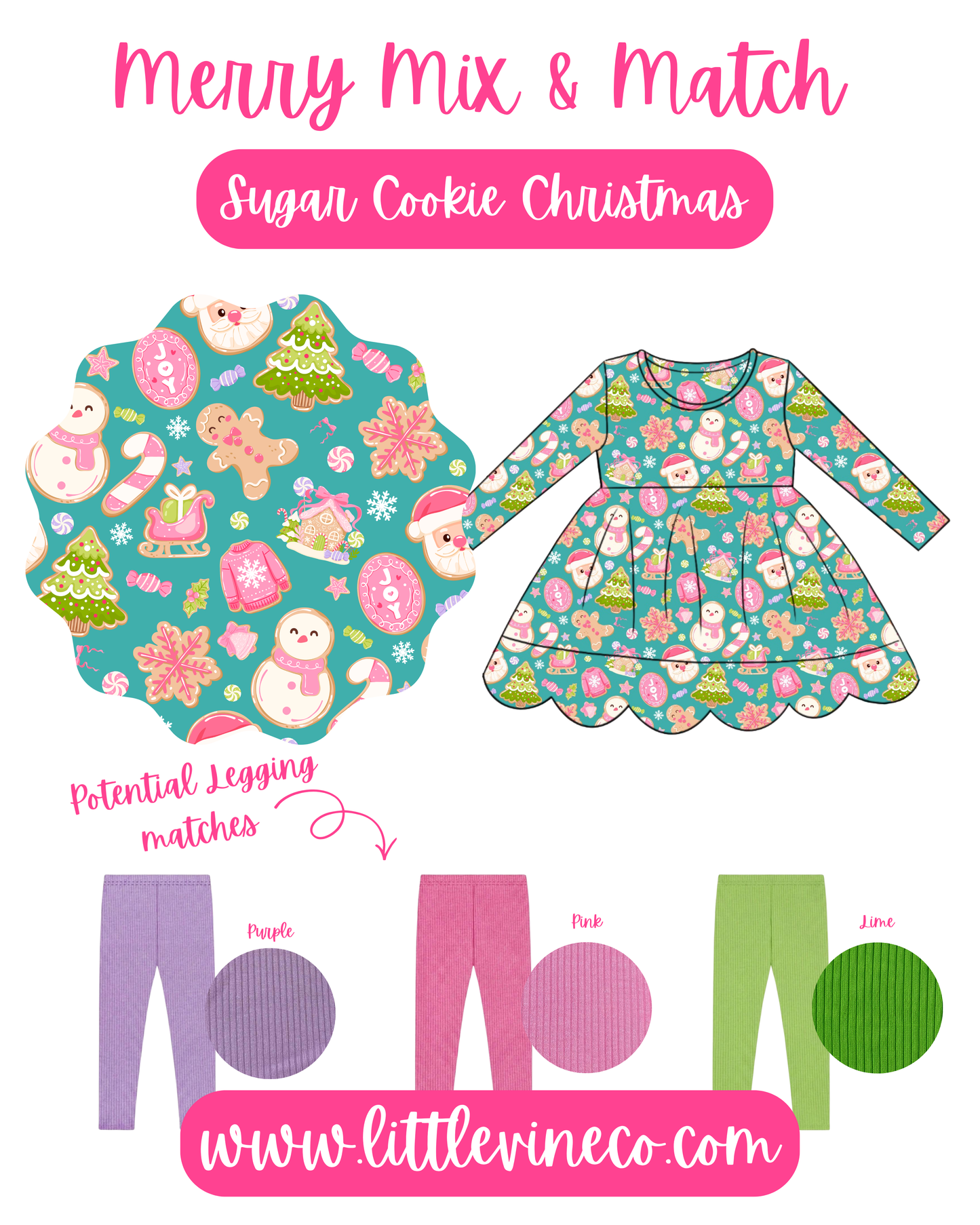Sugar Cookie Christmas Top {{Merry Mix & Match}} - Preorder