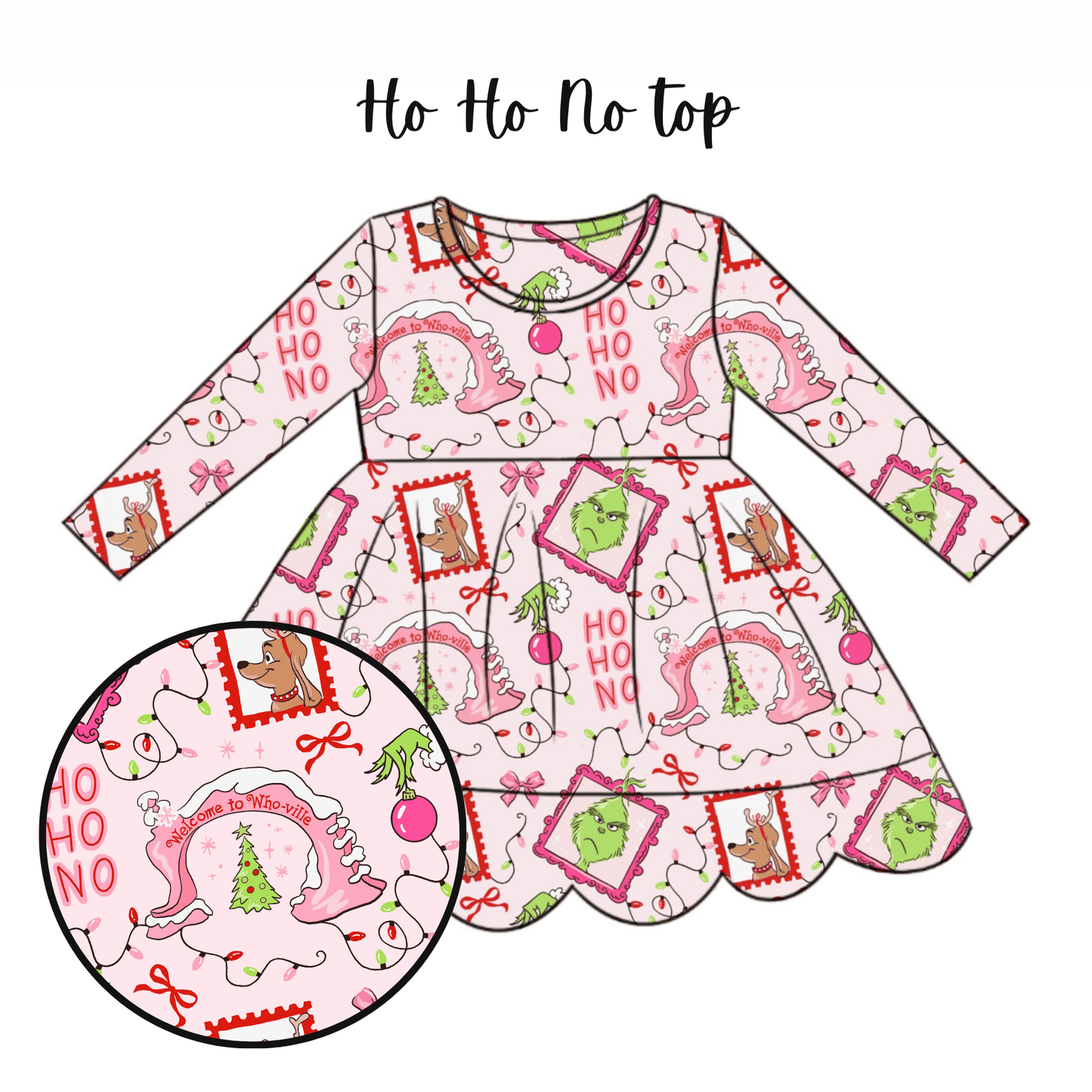 Ho Ho No Top {{Merry Mix & Match }} - Preorder