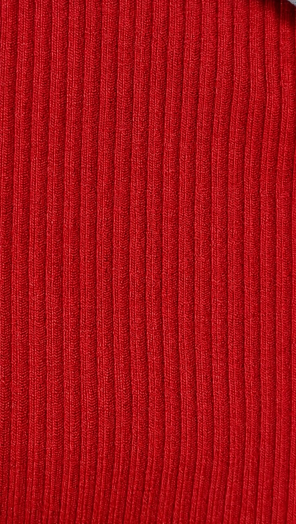 Red Ribbed Legging {{Merry Mix & Match}} - Preorder
