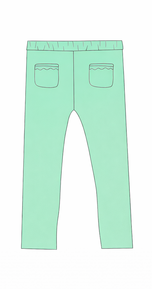The Spring Mix (Mint blue) Legging - RTS