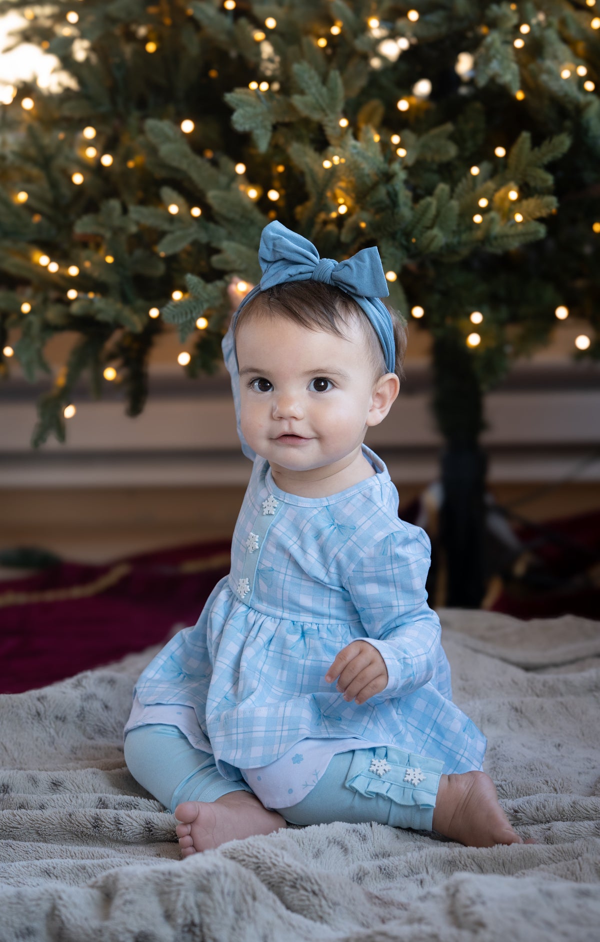 {{ Winter Blue-tiful }} Tunic Set- Preorder