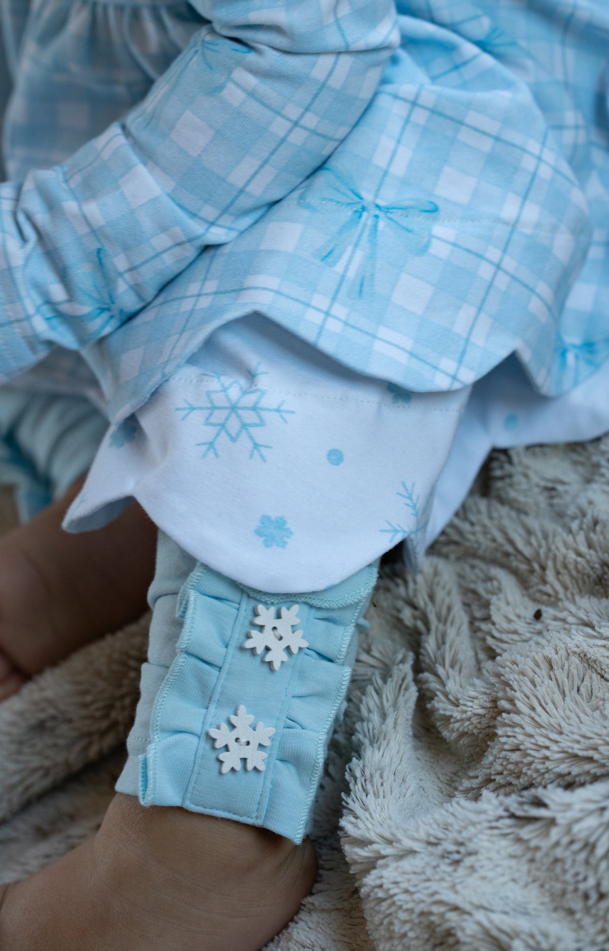 {{ Winter Blue-tiful }} Tunic Set- Preorder