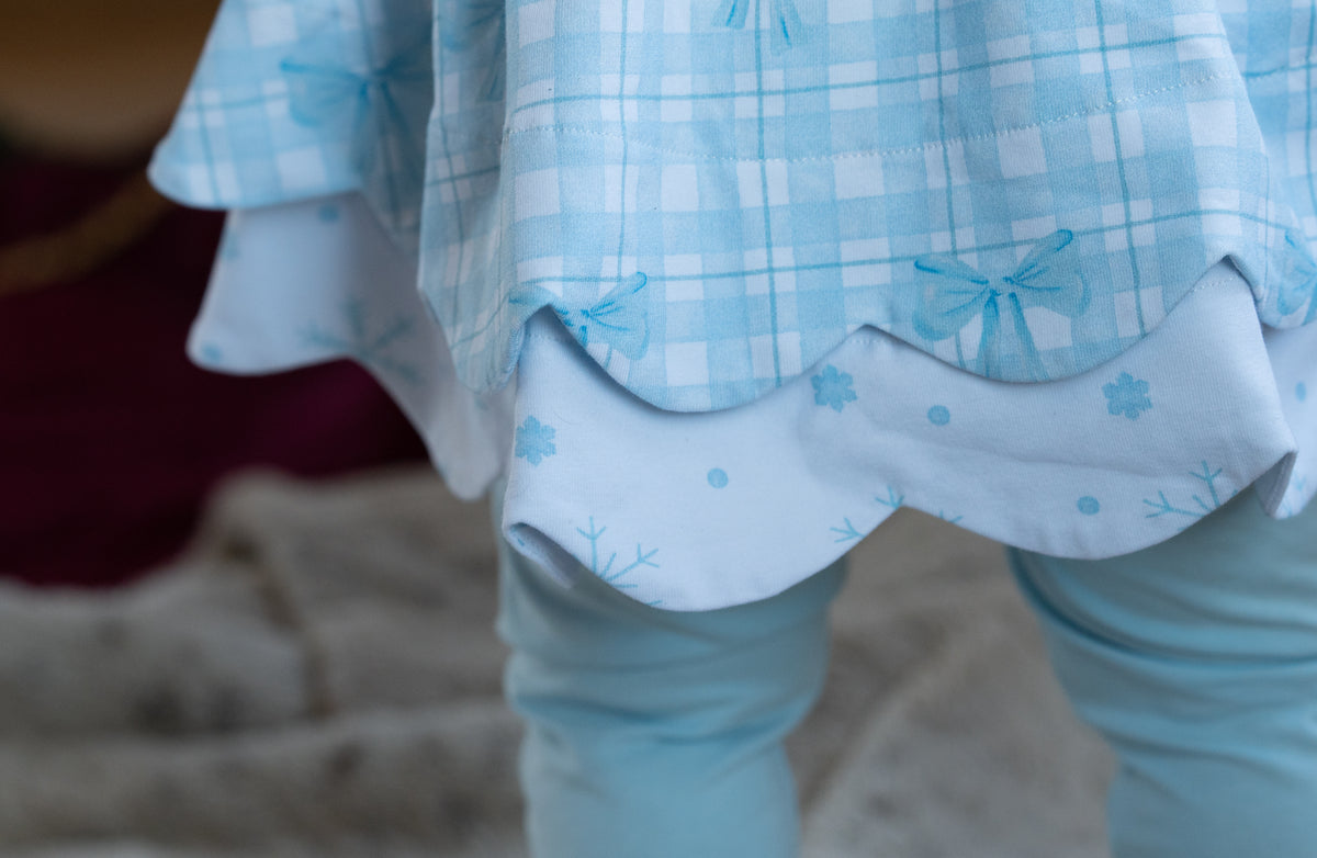 {{ Winter Blue-tiful }} Tunic Set- Preorder