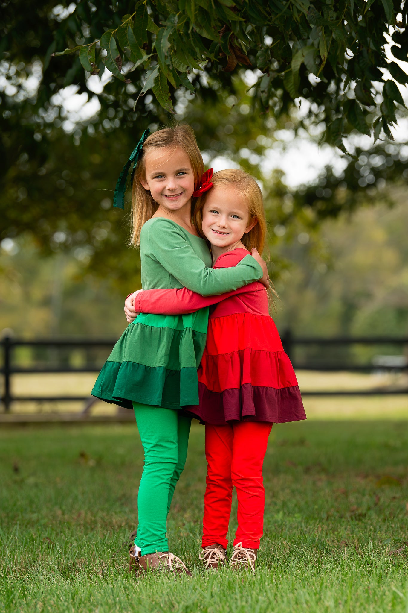 Green Winter Ombré {{ Alana & Natalie}} - RTS