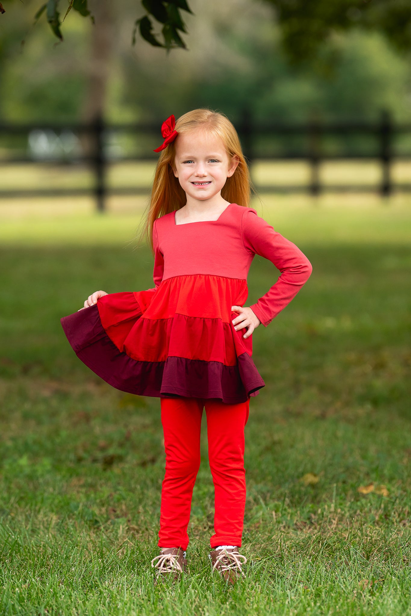Red Winter Ombré {{ Remi & Leni }} - RTS