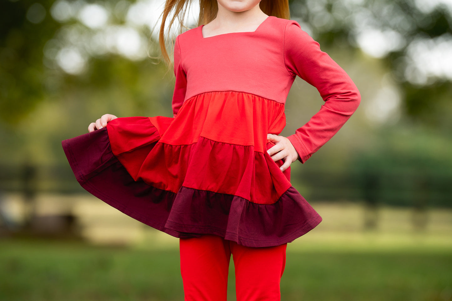 Red Winter Ombré {{ Remi & Leni }} - RTS