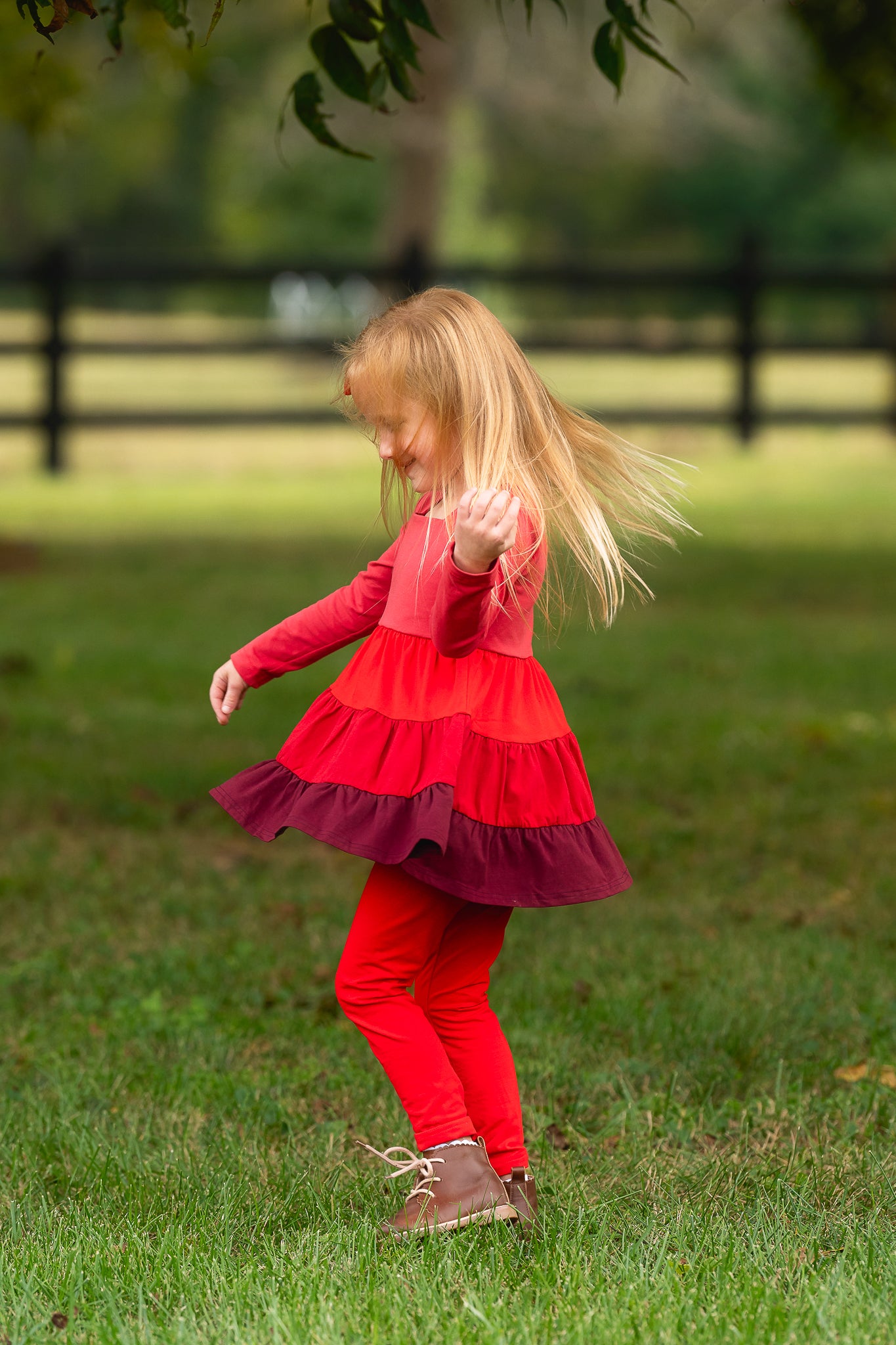 Red Winter Ombré {{ Remi & Leni }} - RTS