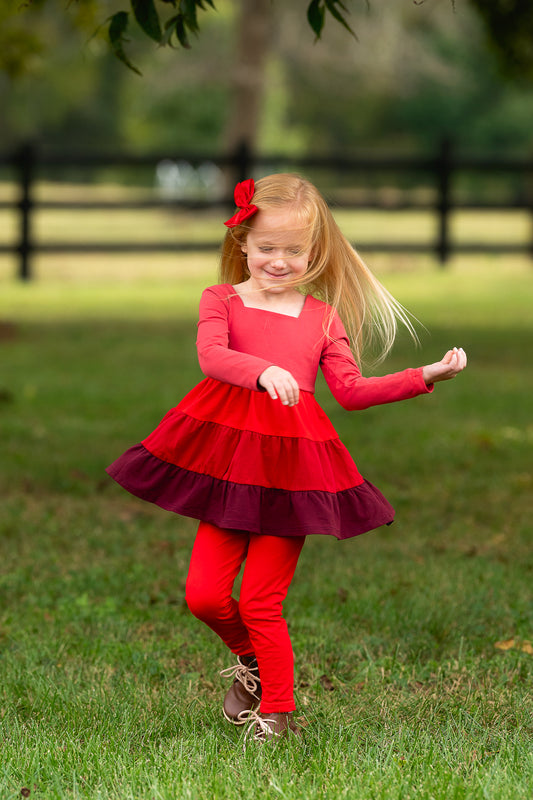 Red Winter Ombré {{ Remi & Leni }} - RTS