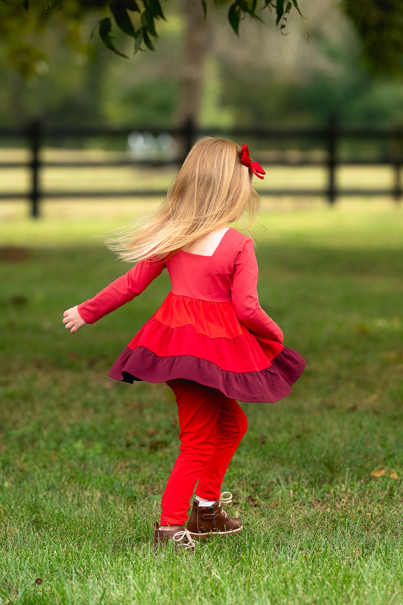 Red Winter Ombré {{ Remi & Leni }} - RTS