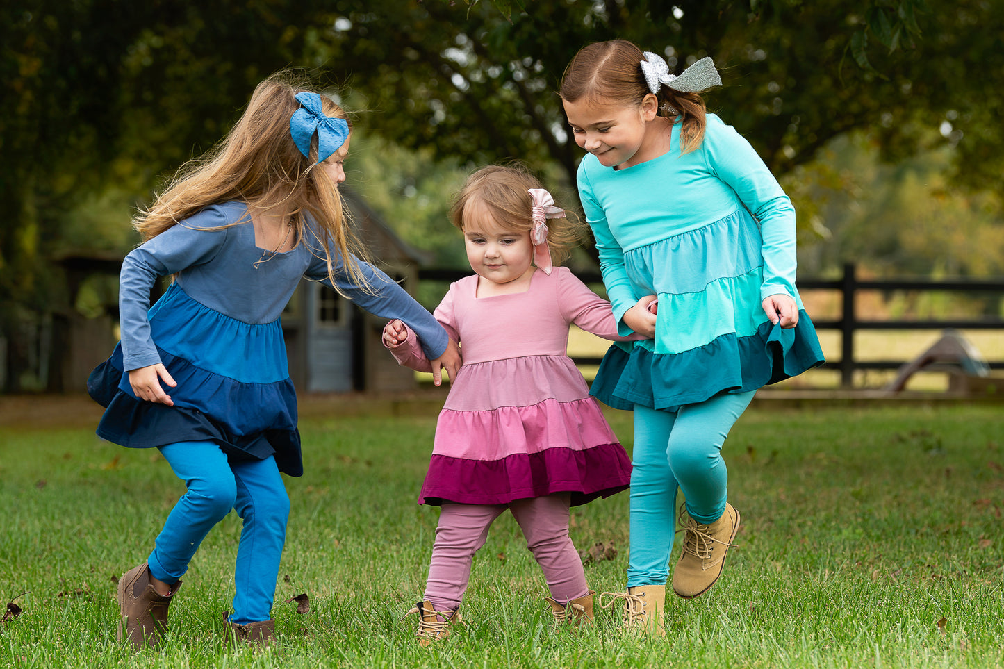 Blue Winter Ombré {{ Lucy & Maisie }}- RTS