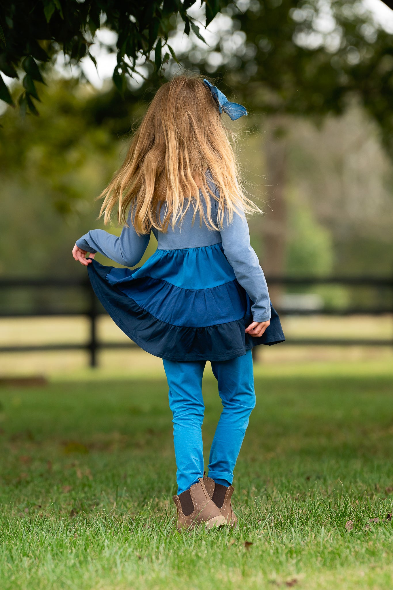 Blue Winter Ombré {{ Lucy & Maisie }}- RTS