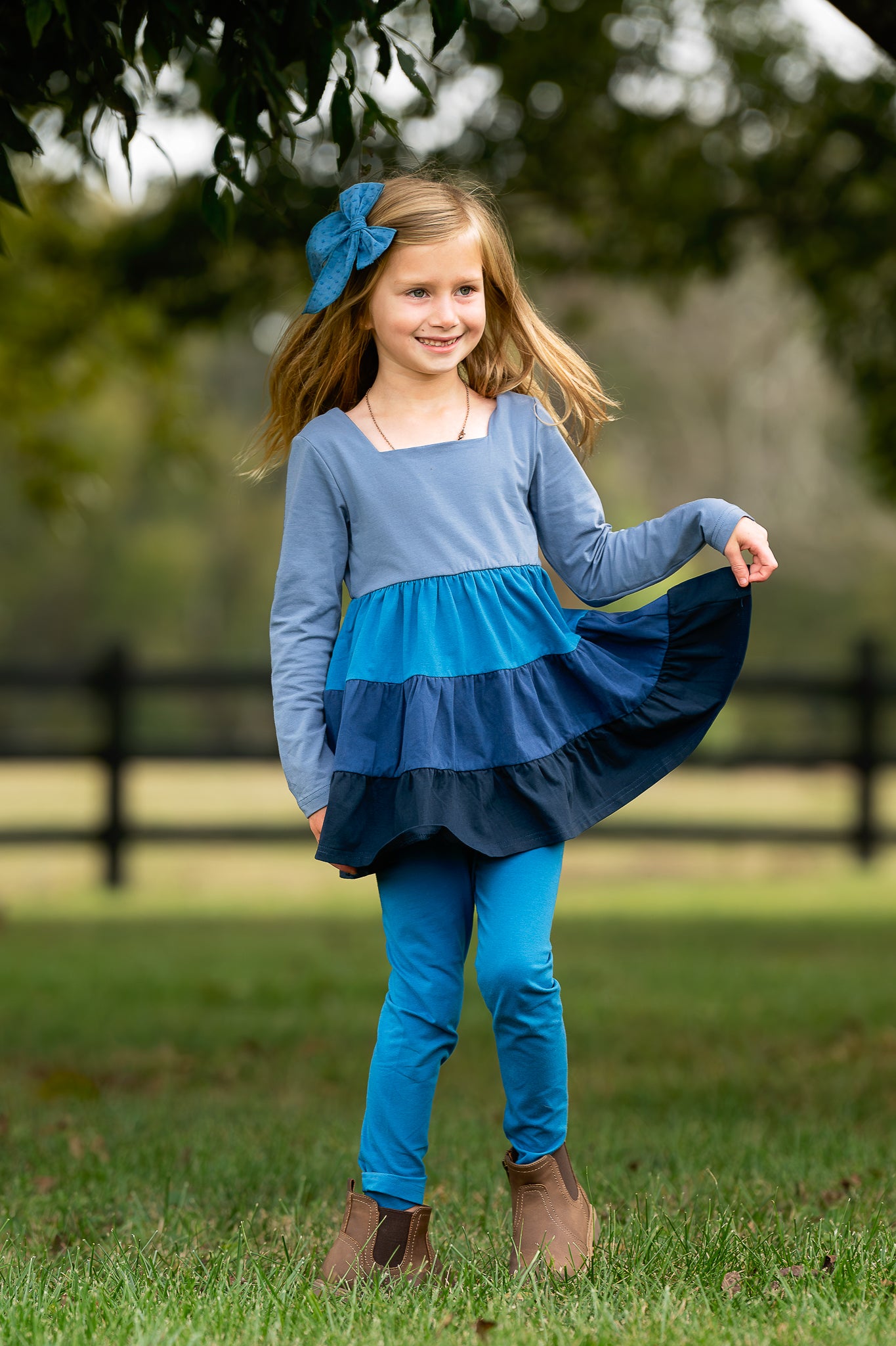 Blue Winter Ombré {{ Lucy & Maisie }}- RTS