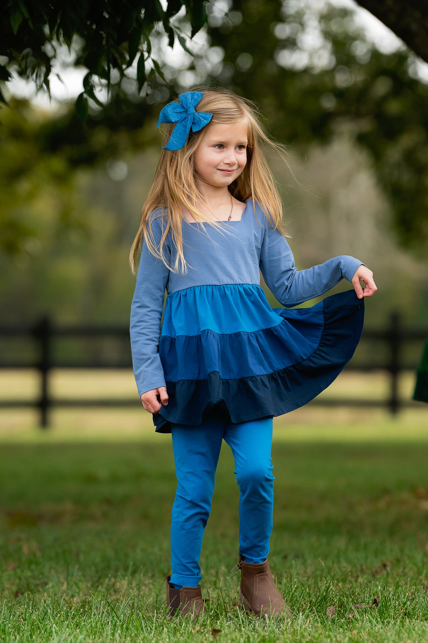 Blue Winter Ombré {{ Lucy & Maisie }}- RTS