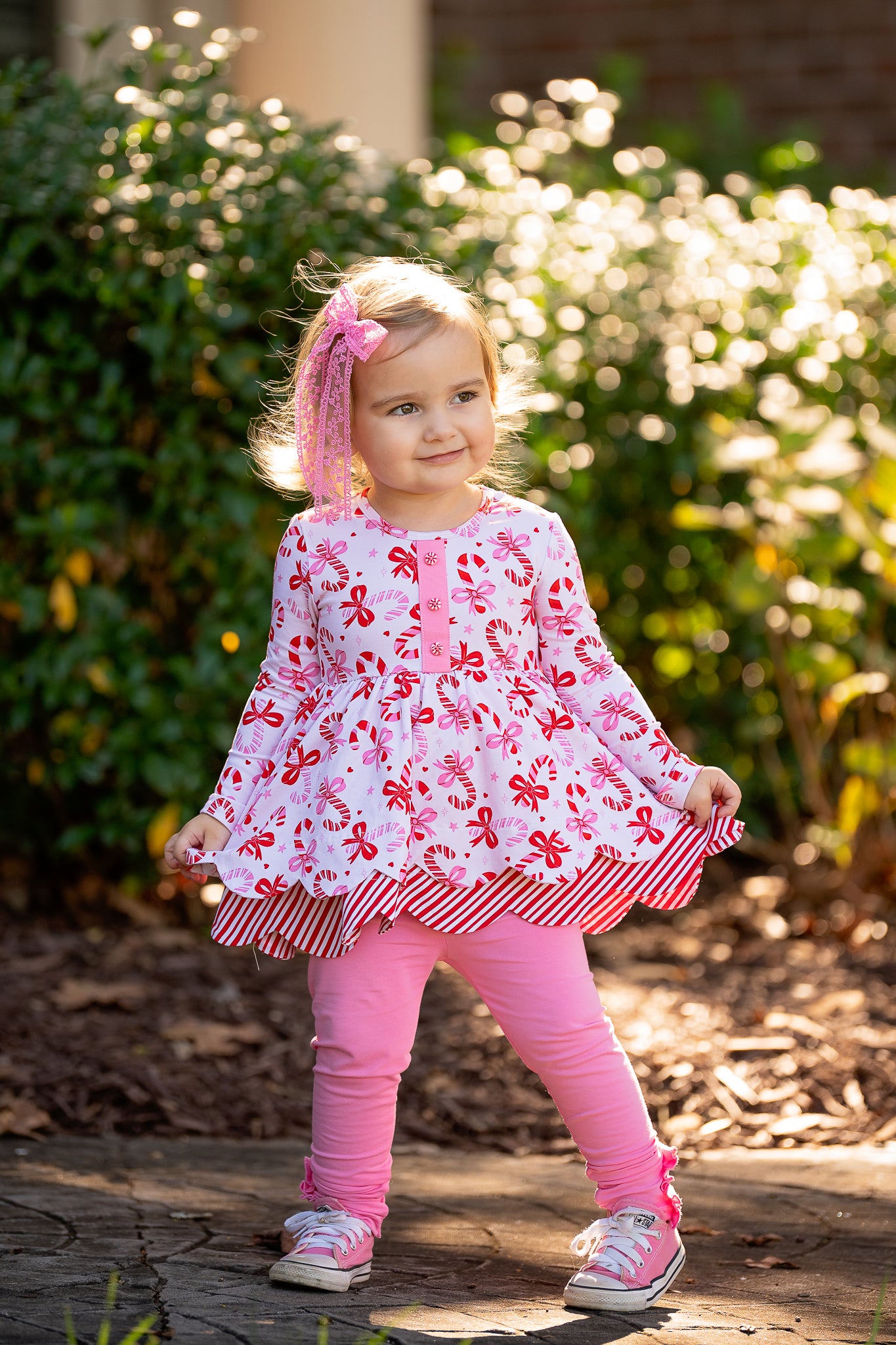 Candy Cane Cutie Tunic Set - Preorder