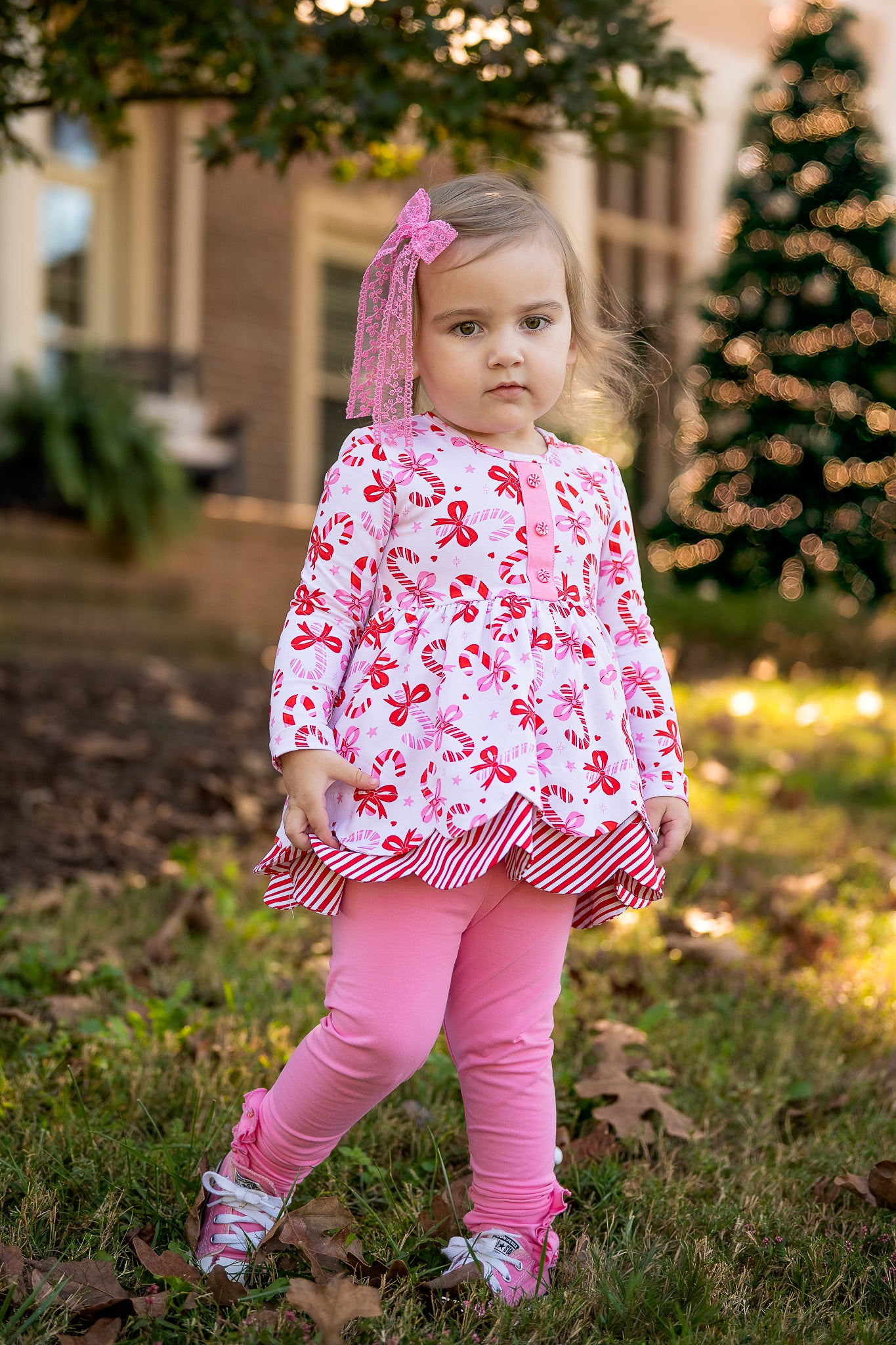 Candy Cane Cutie Tunic Set - Preorder