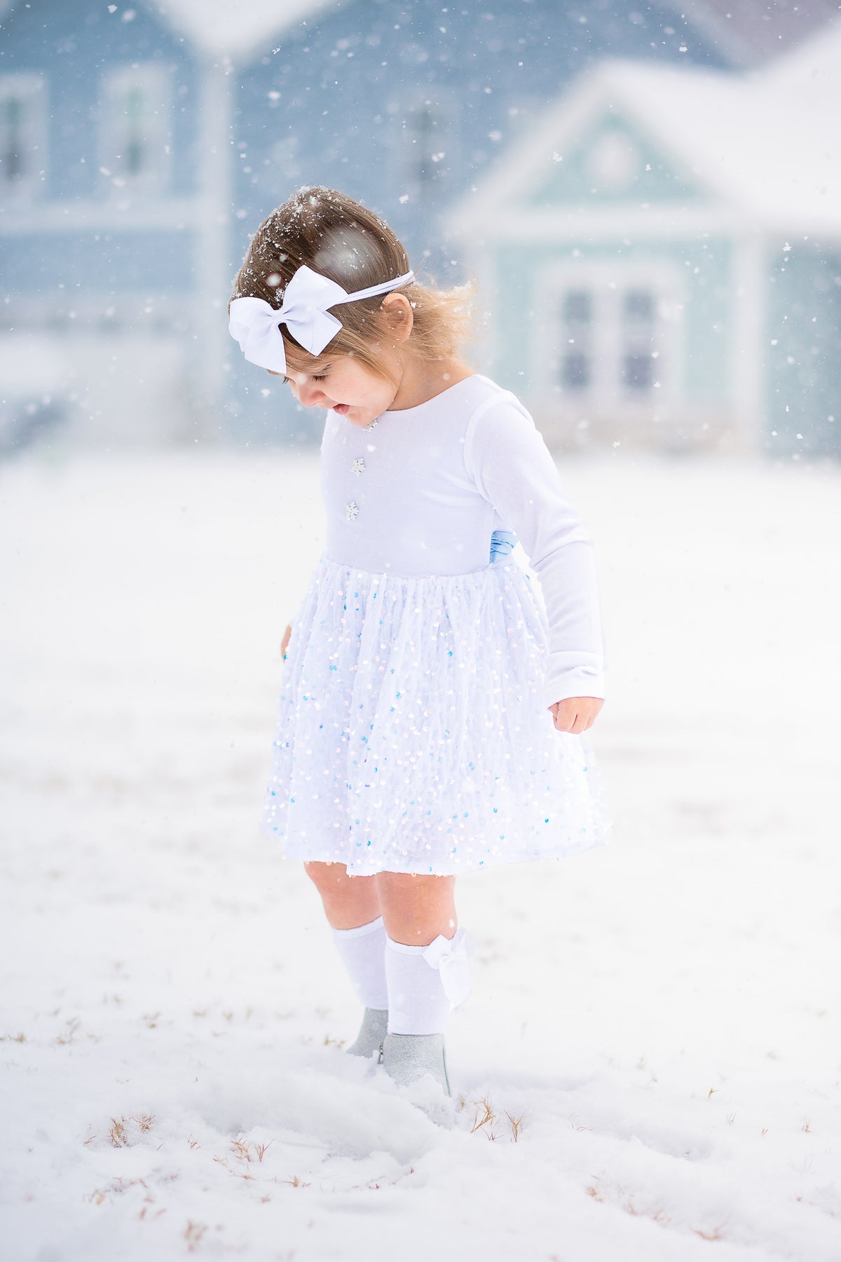 Snow & Sequins Dress - Preorder