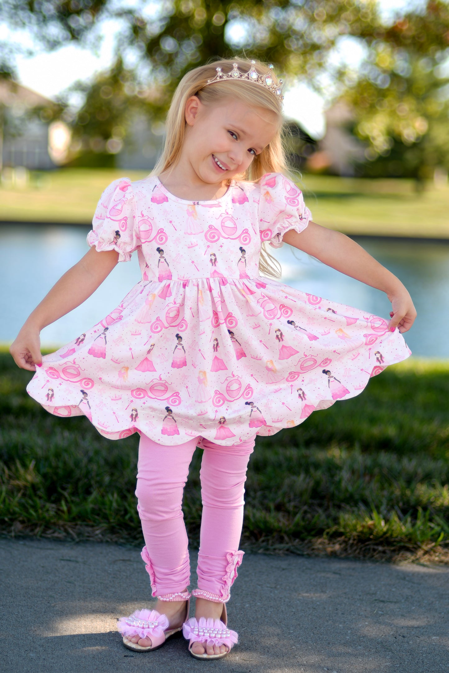 Princess Party Tunic Set- RTS