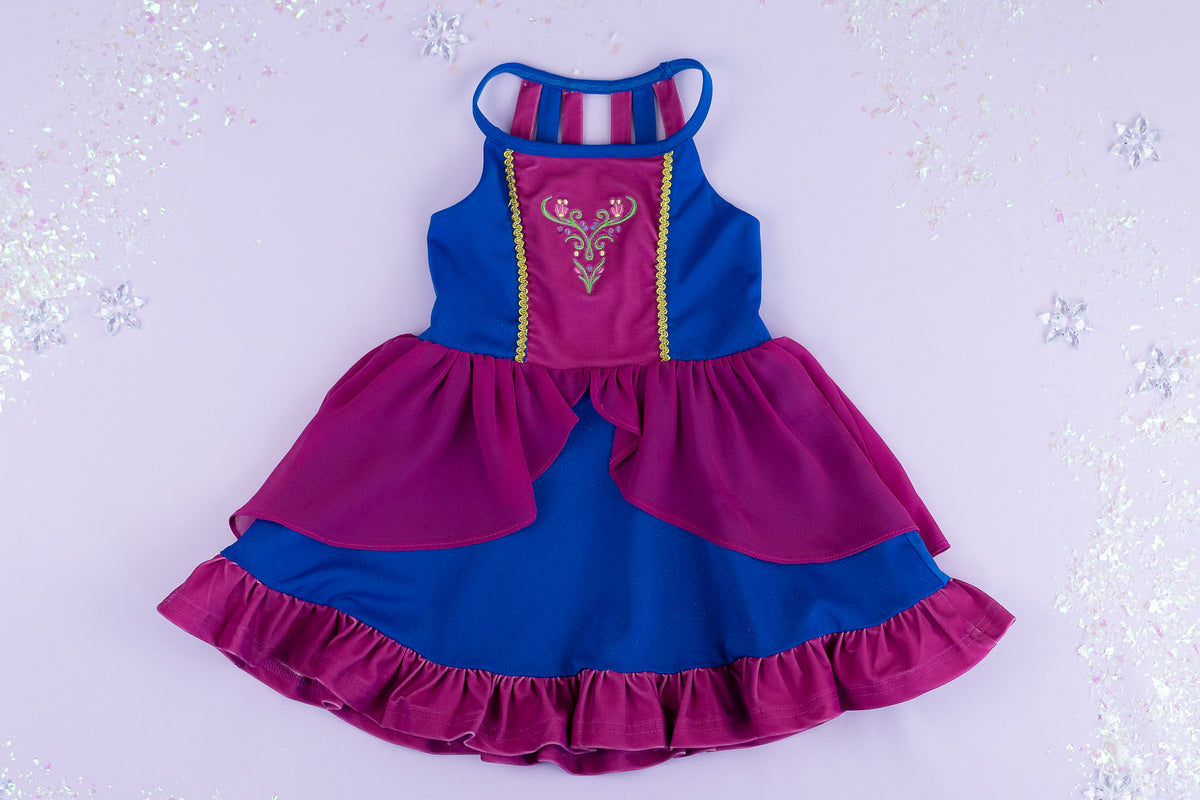 Snow Princess - Snow Sisters Athletic Dress - Preorder