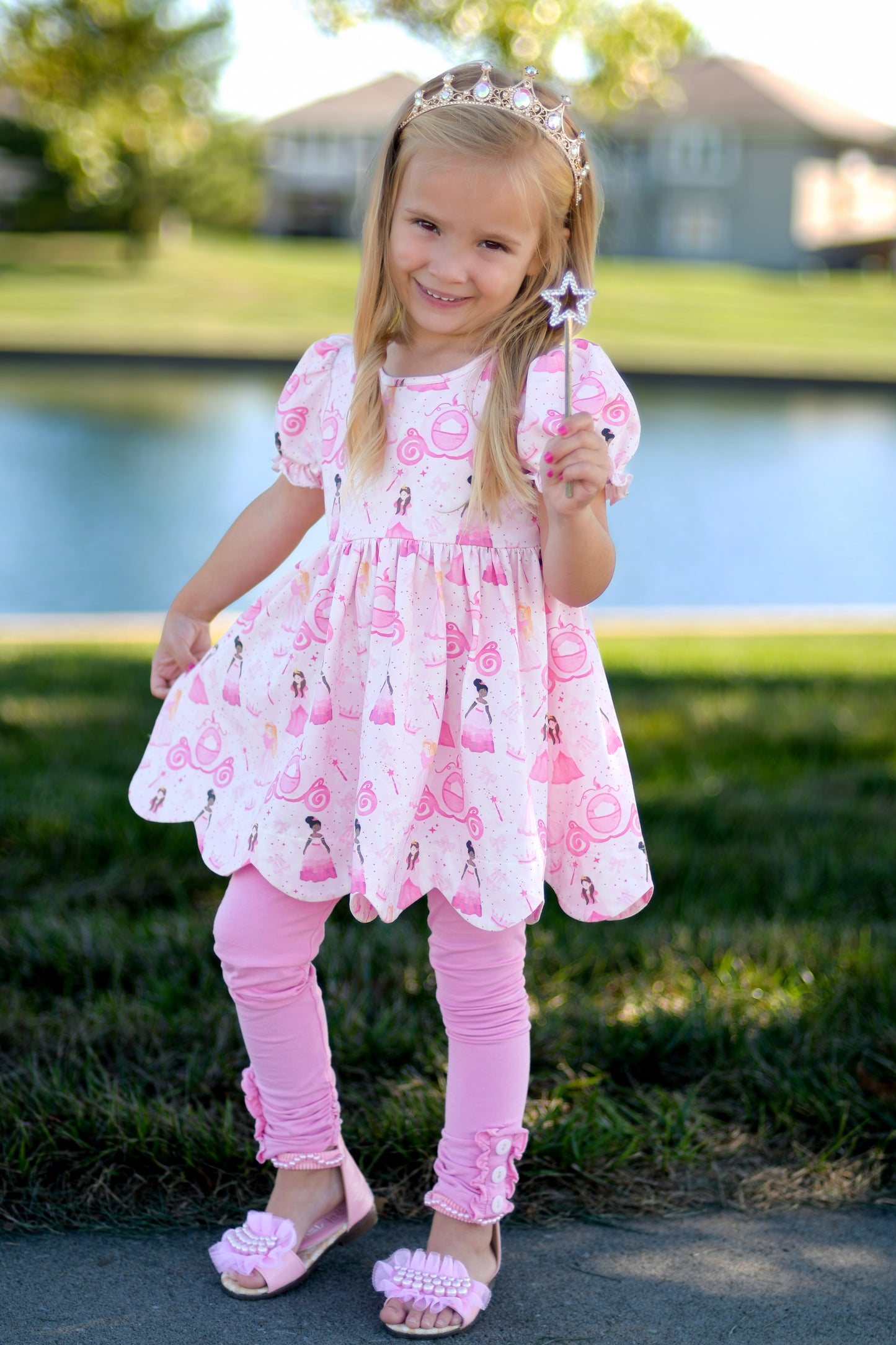 Princess Party Tunic Set- RTS