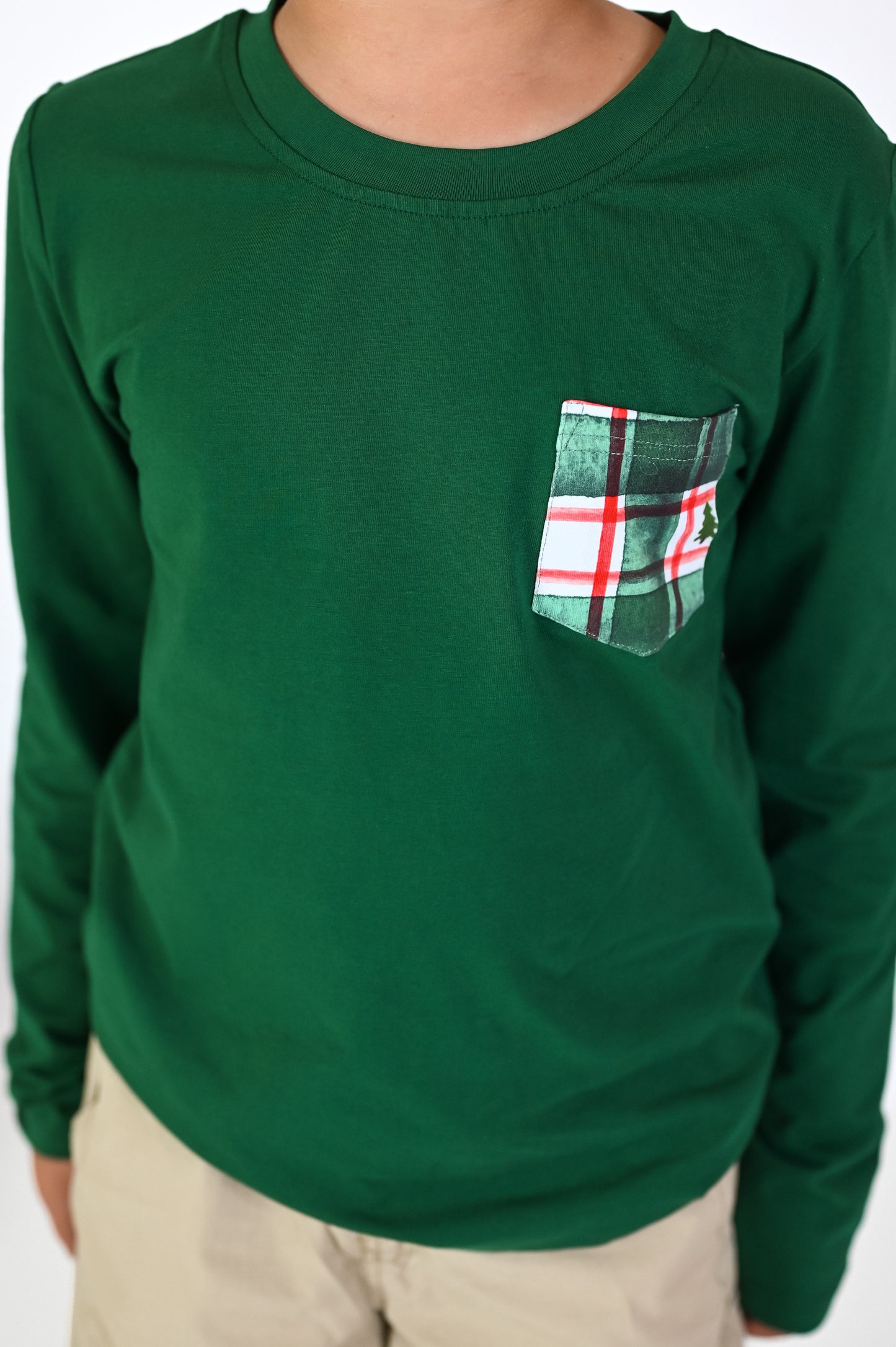 Benjamin Pocket Tee {{Christmas Ombre}} - Preorder