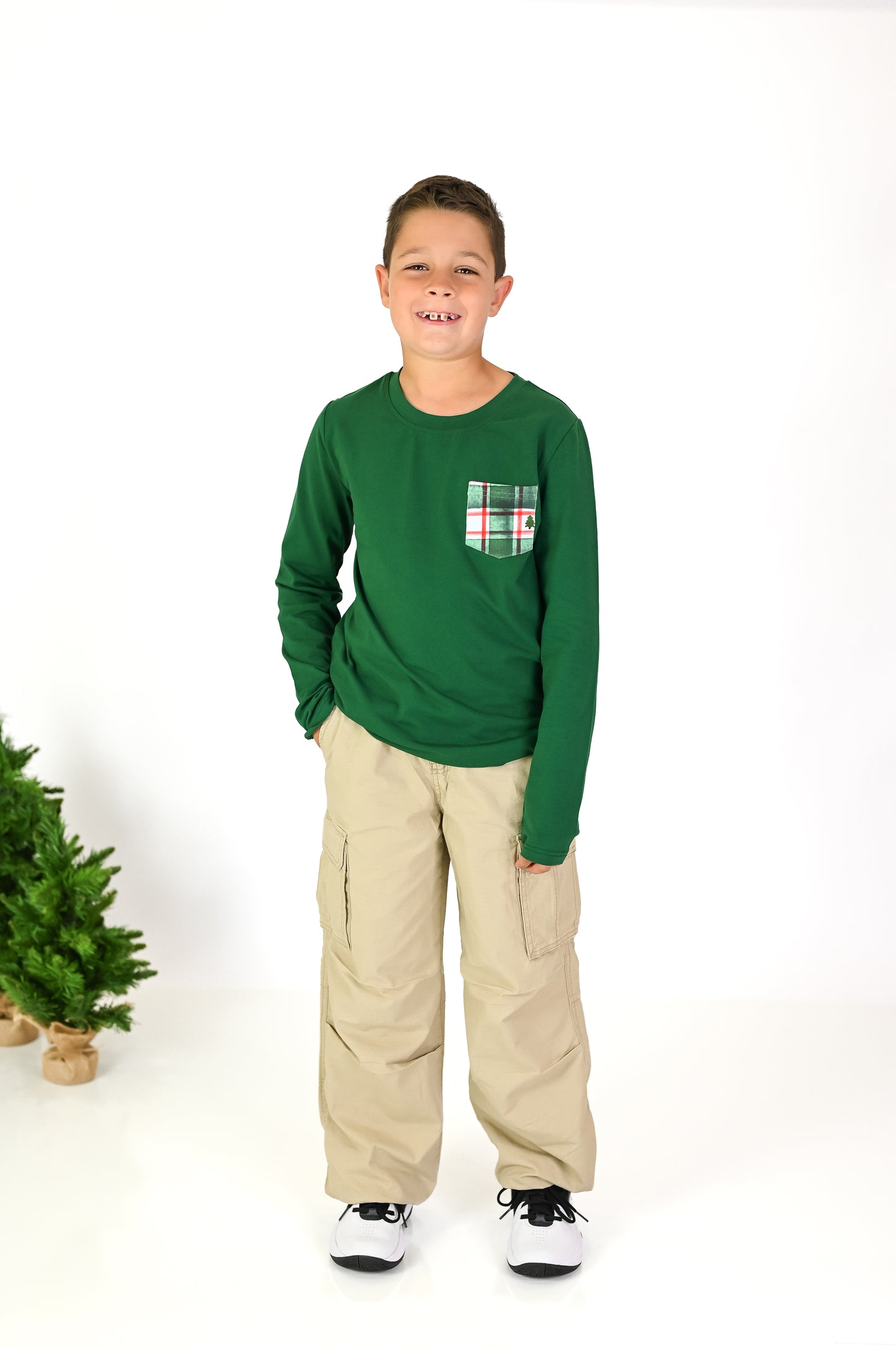 Benjamin Pocket Tee {{Christmas Ombre}} - Preorder