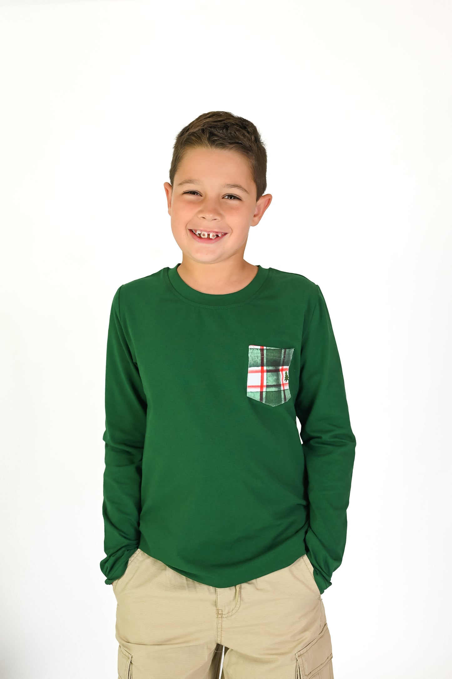 Benjamin Pocket Tee {{Christmas Ombre}} - Preorder