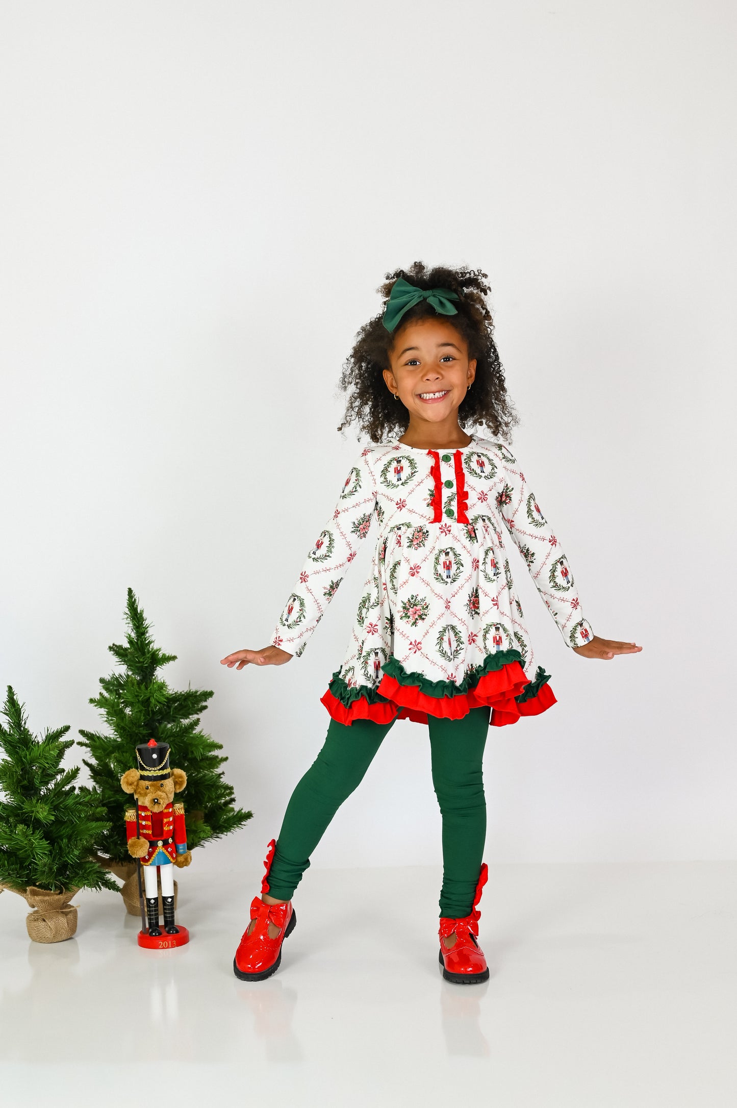 Merry Little Nutcracker Millie Tunic Set- Preorder