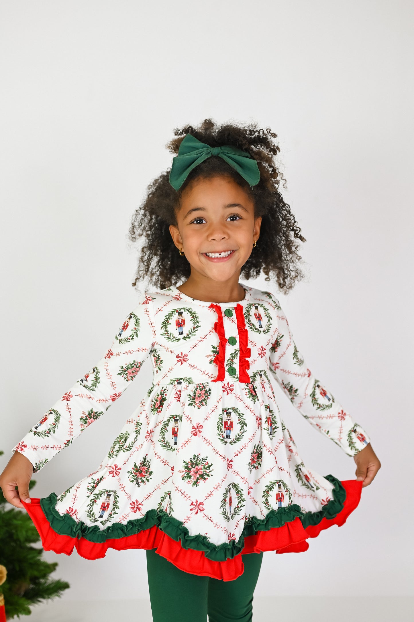 Merry Little Nutcracker Millie Tunic Set- Preorder