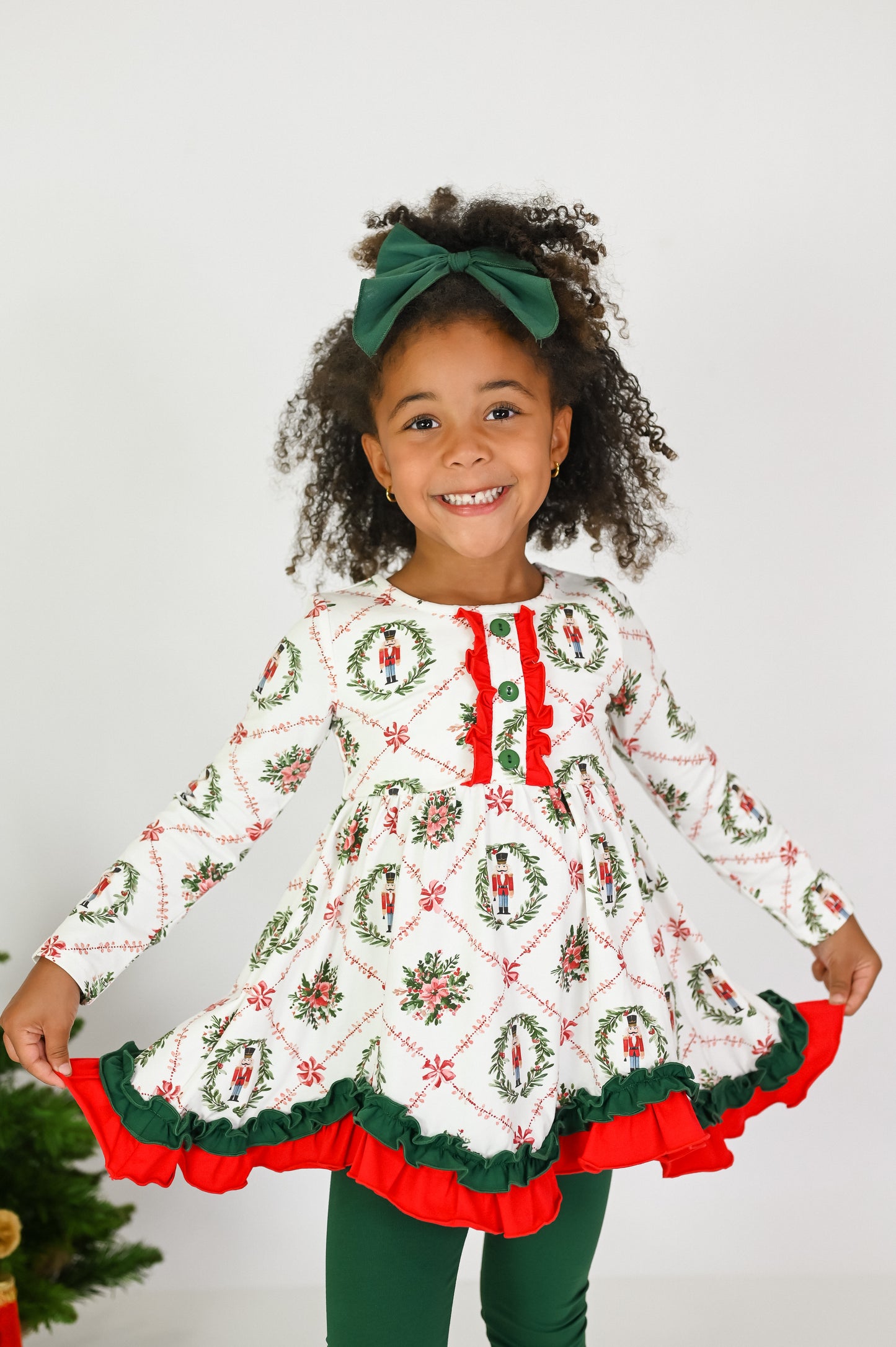 Merry Little Nutcracker Millie Tunic Set- Preorder