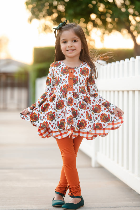 Little Turkey Tunic Set - Preorder {{Available 8.12 8pm EST}}