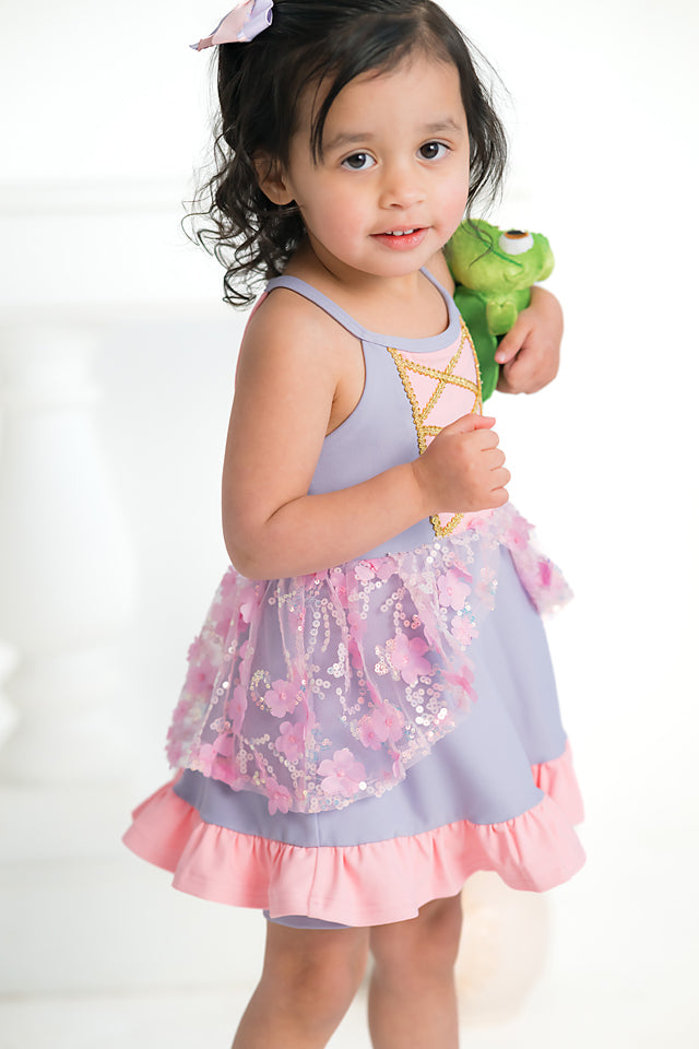 Athletic dress- Purple Princess - Preorder