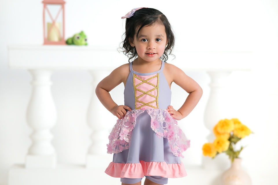 Athletic dress- Purple Princess - Preorder