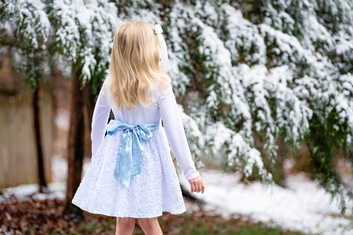 Snow & Sequins Dress - Preorder