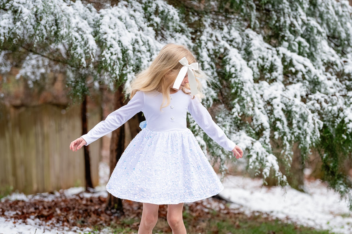 Snow & Sequins Dress - Preorder