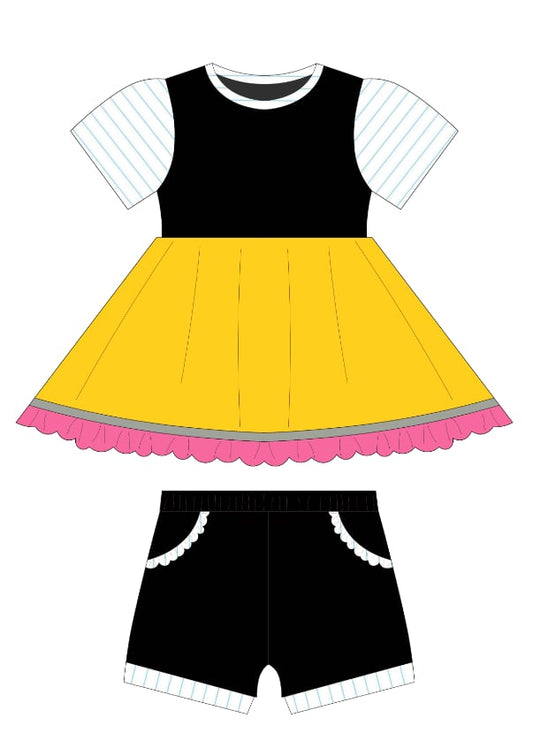 Girl’s 2pc {{Perfectly Penciled}} Cozy Essentials - RTS